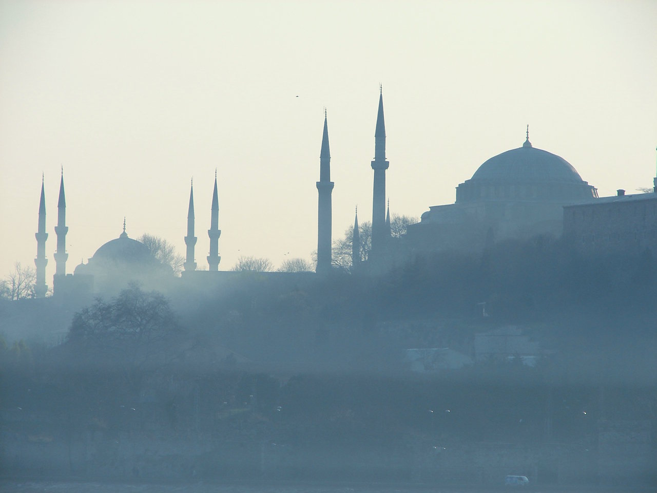 Sis içinde şehir